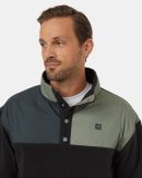 Recycled MicroFleece Contrast 1/4 Snap