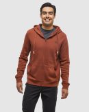 Woodblock Ten Zip Hoodie