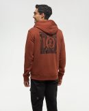 Woodblock Ten Zip Hoodie