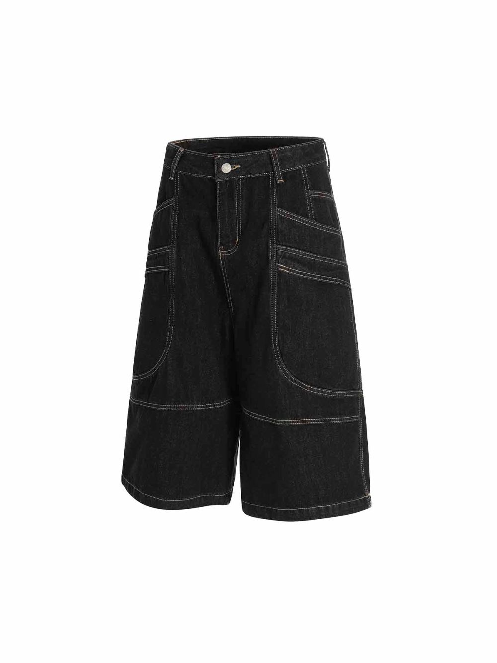 Pocket Straight-leg Mid-rise Jeans - Image 5