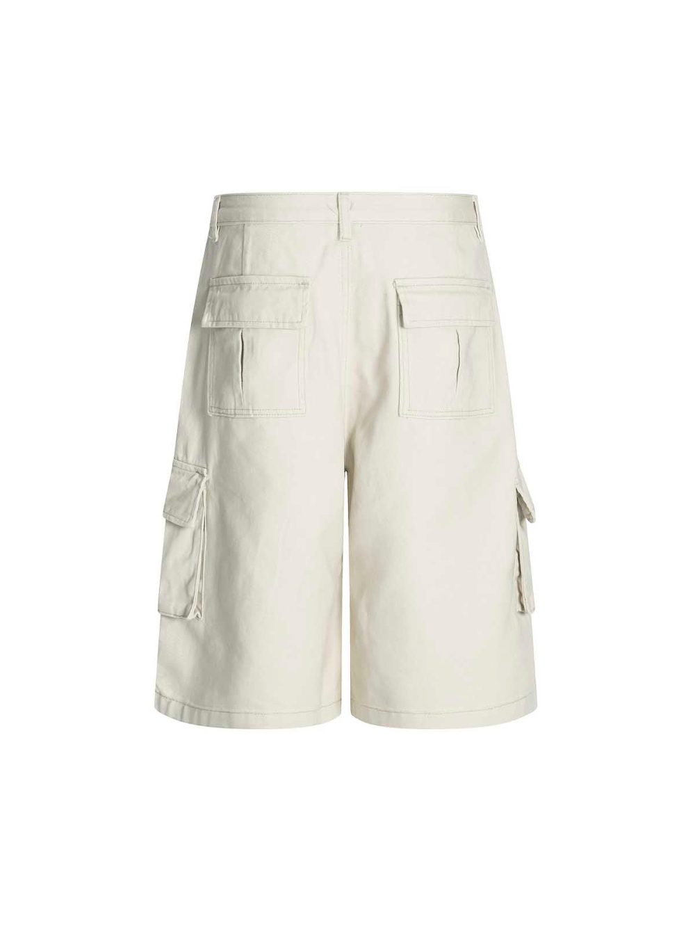 Tassel-Tie Cargo Shorts Jeans - Image 4