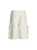 Tassel-Tie Cargo Shorts Jeans