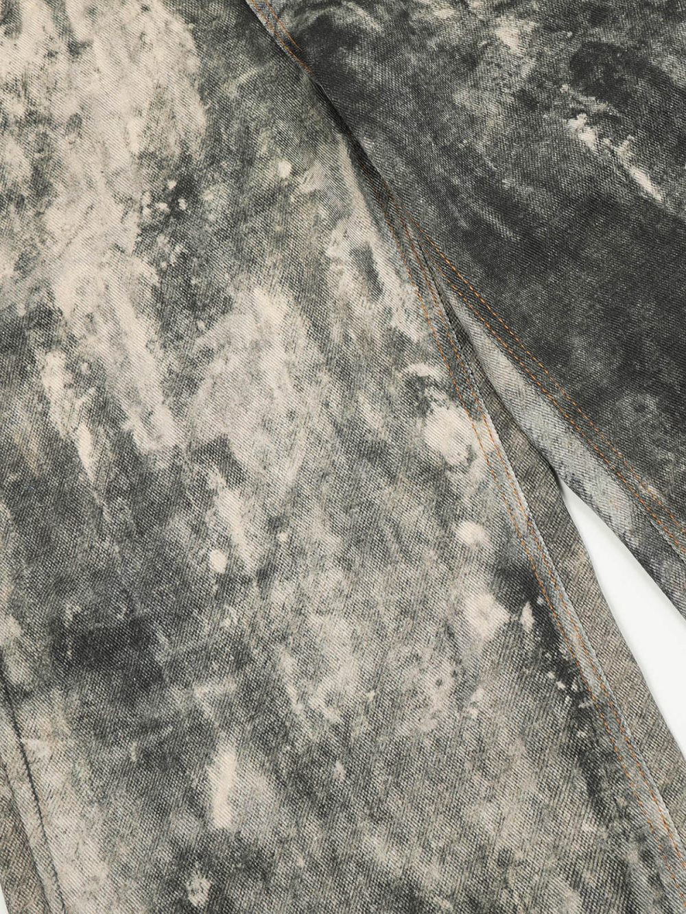 Camouflage Printed Tie-Dye Straight Jeans - Image 6