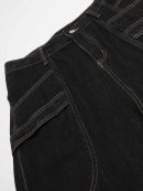 Pocket Straight-leg Mid-rise Jeans