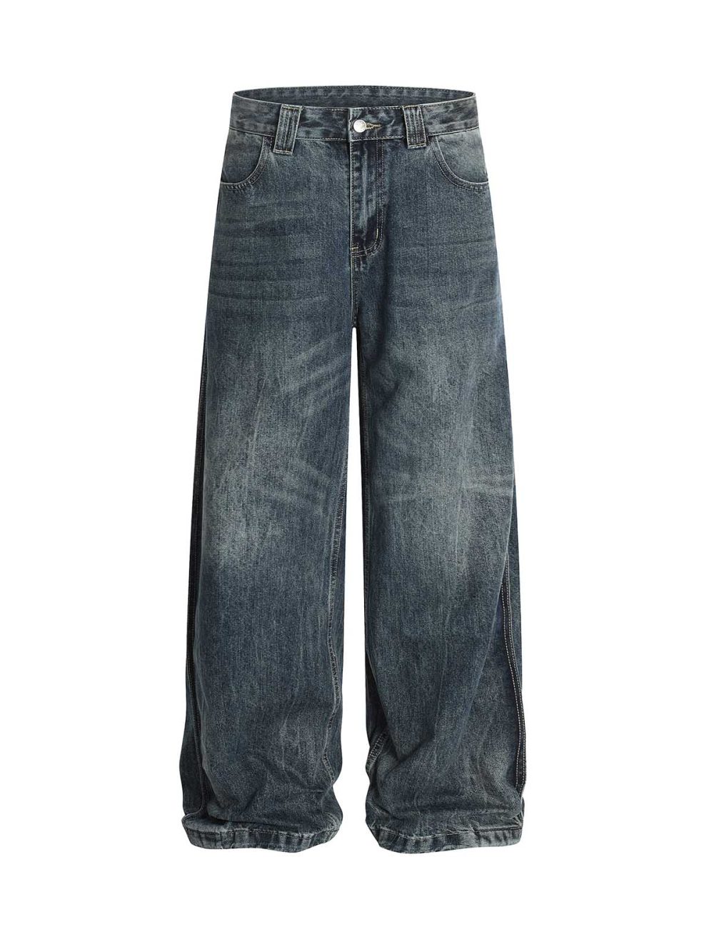 Vintage Relaxed Straight-Leg Jeans