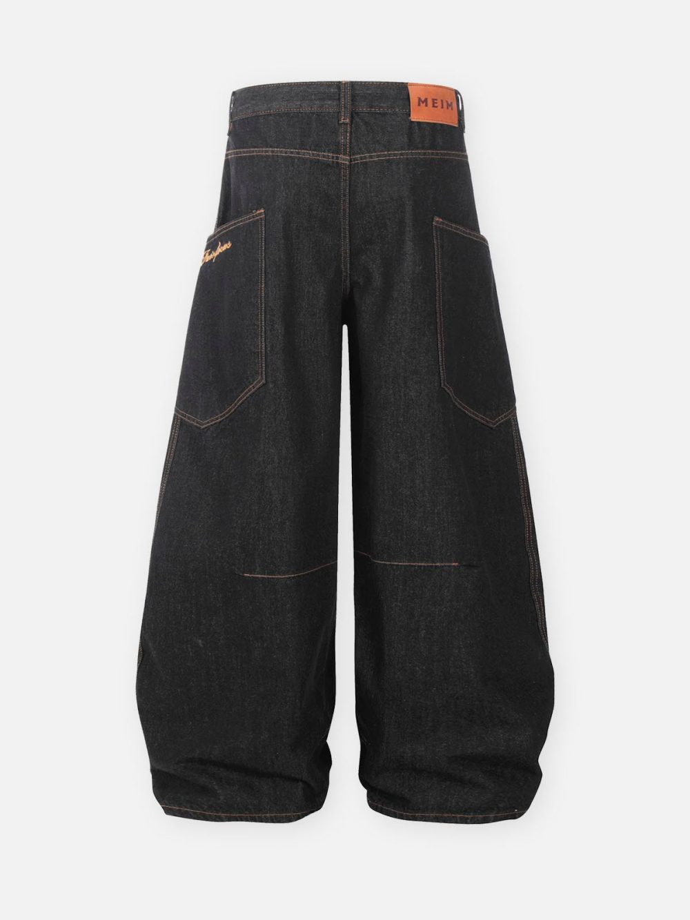 Vintage Deconstructed Big Pocket Jeans - Image 3