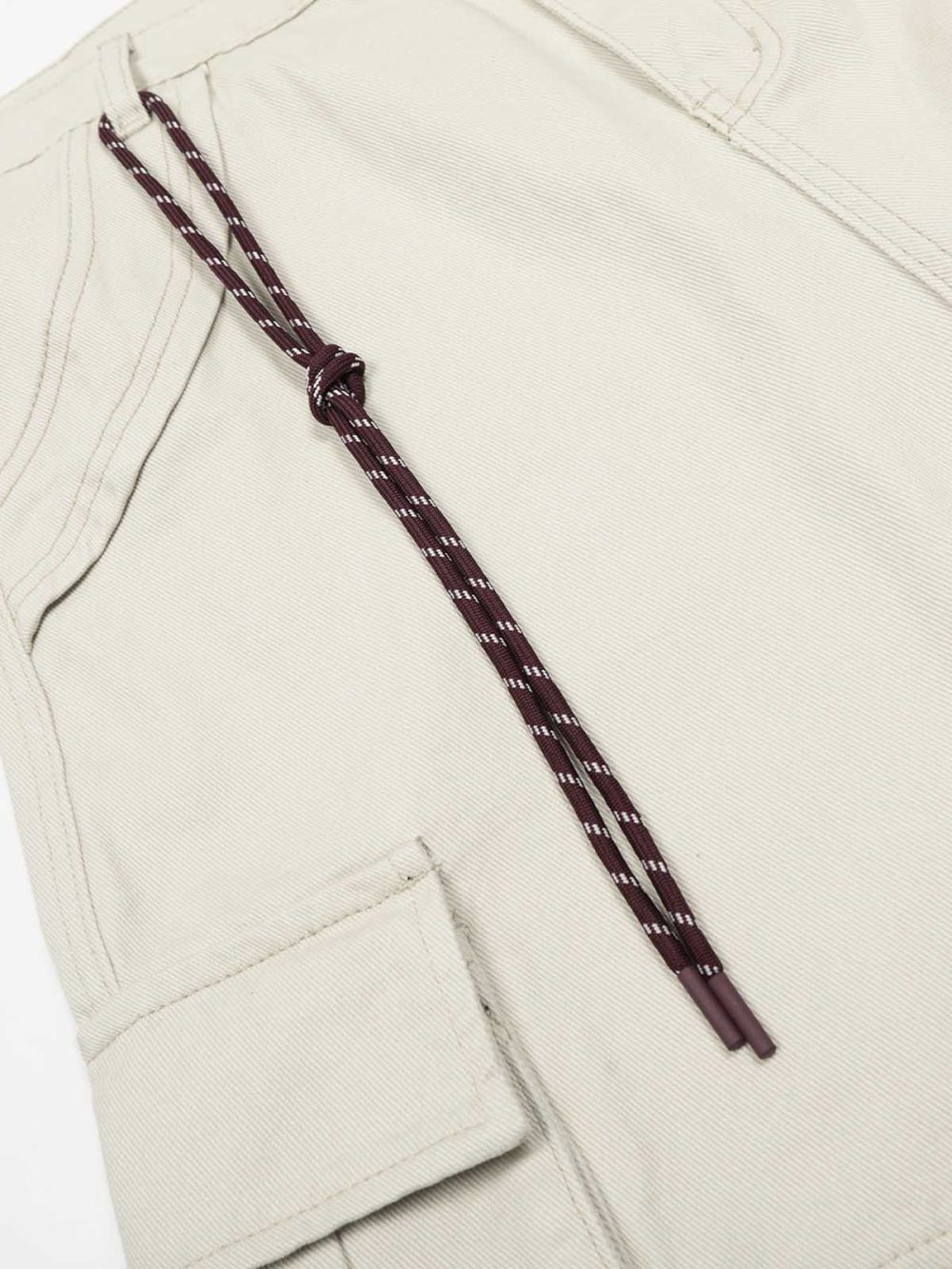 Tassel-Tie Cargo Shorts Jeans - Image 8