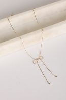 Nora Gold Bow Chain Necklace