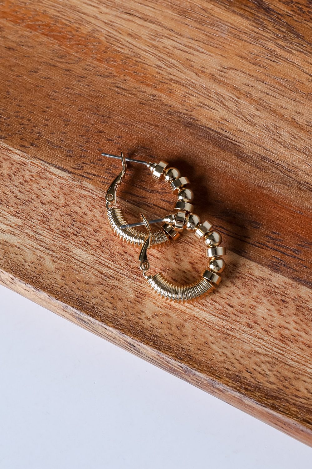 Sadie Gold Hoop Earrings - Image 2