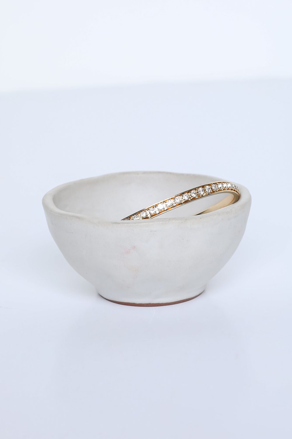 Lizzie Gold Rhinestone Cuff Bracelet - Image 3
