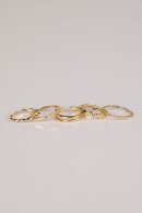 Hanna Gold Ring Set