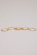 Hanna Gold Ring Set