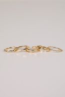 Hanna Gold Ring Set