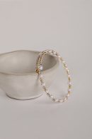 Chelsey Gold Pearl Cuff Bracelet